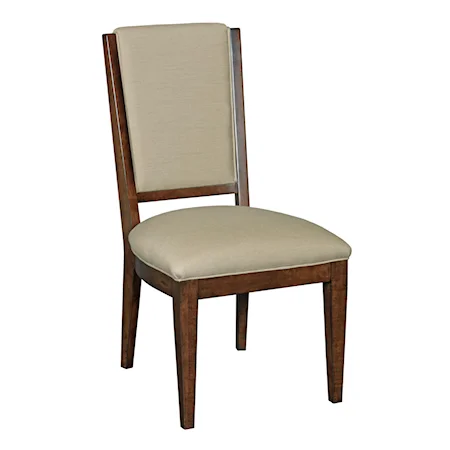 Transitional Spectrum Side Chair with Performance Fabric Upholstery